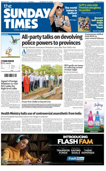 Sunday Times (Sri Lanka) - 23 Jul 2023