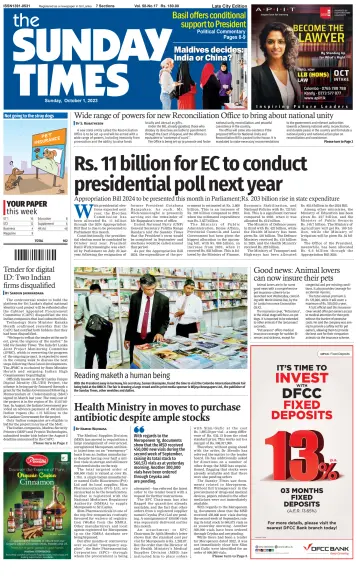 Sunday Times (Sri Lanka) - 1 Oct 2023