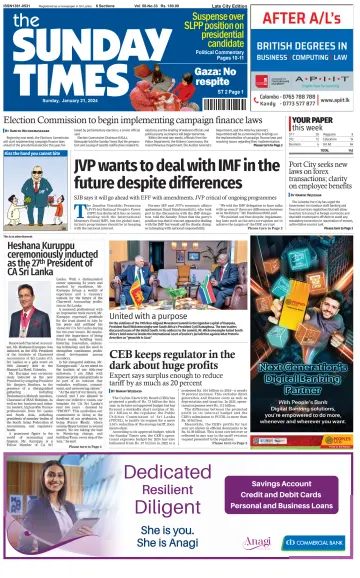 Sunday Times (Sri Lanka) - 21 janv. 2024