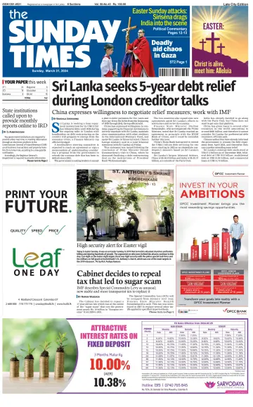 Sunday Times (Sri Lanka) - 31 mars 2024