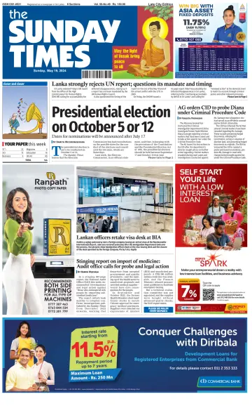 Sunday Times (Sri Lanka) - 19 maio 2024
