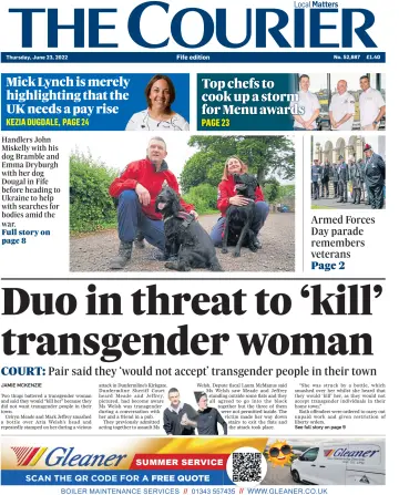 The Courier & Advertiser (Fife Edition) - 23 6월 2022