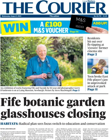 The Courier & Advertiser (Fife Edition) - 03 8월 2022