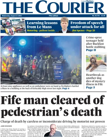 The Courier & Advertiser (Fife Edition) - 17 Aug 2022