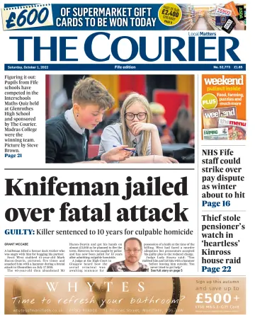 The Courier & Advertiser (Fife Edition) - 1 Oct 2022