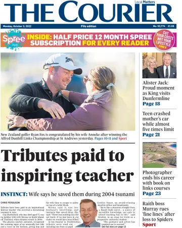 The Courier & Advertiser (Fife Edition) - 3 Oct 2022