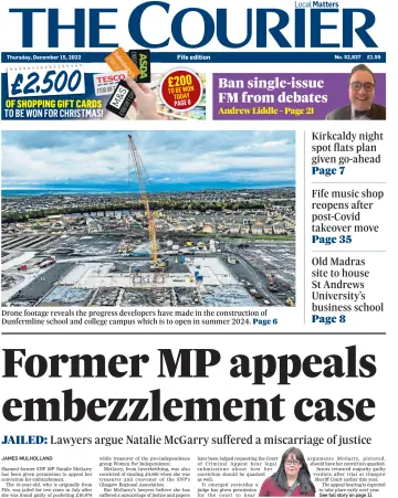 The Courier & Advertiser (Fife Edition) - 15 Dec 2022