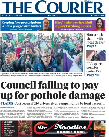 The Courier & Advertiser (Fife Edition) - 22 Dec 2022