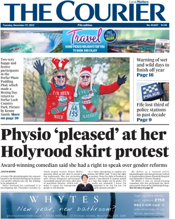 The Courier & Advertiser (Fife Edition) - 27 Dec 2022