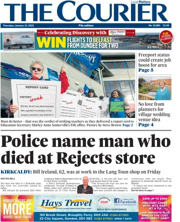 The Courier & Advertiser (Fife Edition) - 12 Jan 2023
