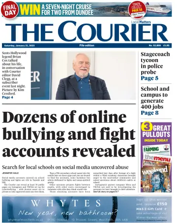 The Courier & Advertiser (Fife Edition) - 21 Jan 2023