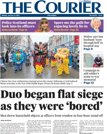 The Courier & Advertiser (Fife Edition) - 23 Jan 2023