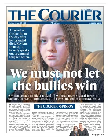 The Courier & Advertiser (Fife Edition) - 27 Jan 2023