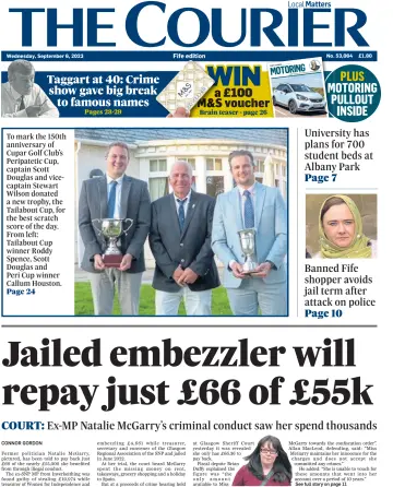 The Courier & Advertiser (Fife Edition) - 06 9월 2023