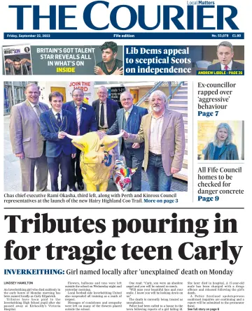 The Courier & Advertiser (Fife Edition) - 22 9월 2023