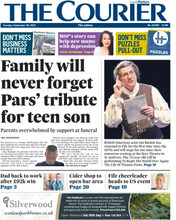 The Courier & Advertiser (Fife Edition) - 26 Sep 2023