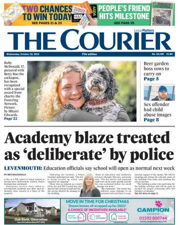 The Courier & Advertiser (Fife Edition) - 18 10월 2023