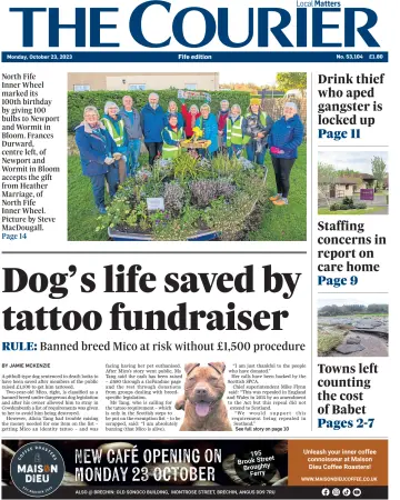 The Courier & Advertiser (Fife Edition) - 23 10월 2023
