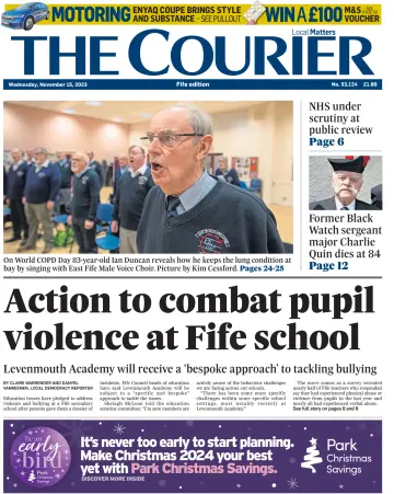 The Courier & Advertiser (Fife Edition) - 15 Nov 2023
