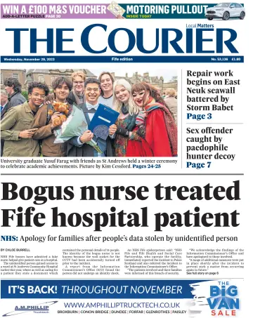 The Courier & Advertiser (Fife Edition) - 29 Nov 2023