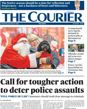 The Courier & Advertiser (Fife Edition) - 27 Dec 2023