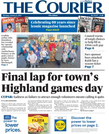 The Courier & Advertiser (Fife Edition) - 11 1월 2024