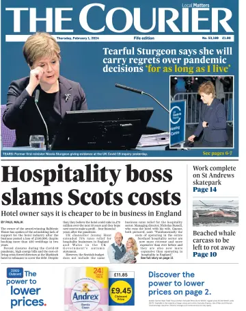 The Courier & Advertiser (Fife Edition) - 1 Feb 2024