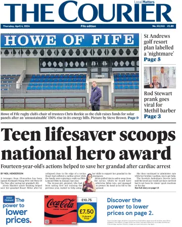 The Courier & Advertiser (Fife Edition) - 04 4월 2024