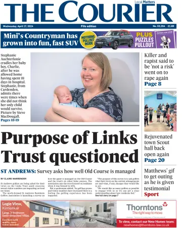 The Courier & Advertiser (Fife Edition) - 17 Apr. 2024
