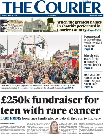 The Courier & Advertiser (Fife Edition) - 22 Apr. 2024