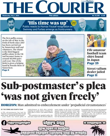 The Courier & Advertiser (Fife Edition) - 01 5월 2024