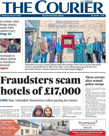 The Courier & Advertiser (Perth and Perthshire Edition) - 27 Mar 2024