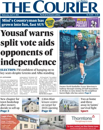 The Courier & Advertiser (Perth and Perthshire Edition) - 17 4월 2024