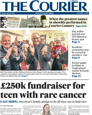 The Courier & Advertiser (Perth and Perthshire Edition) - 22 4월 2024