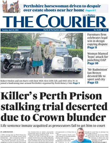 The Courier & Advertiser (Perth and Perthshire Edition) - 23 4월 2024