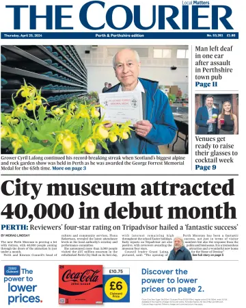 The Courier & Advertiser (Perth and Perthshire Edition) - 25 4월 2024