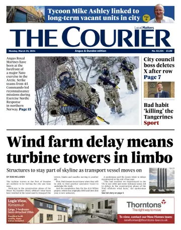 The Courier & Advertiser (Angus and Dundee) - 25 Mar 2024