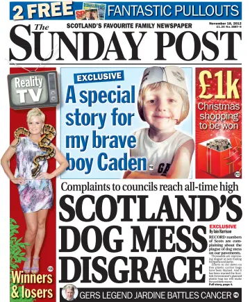 The Sunday Post (Dundee) - 18 Nov 2012