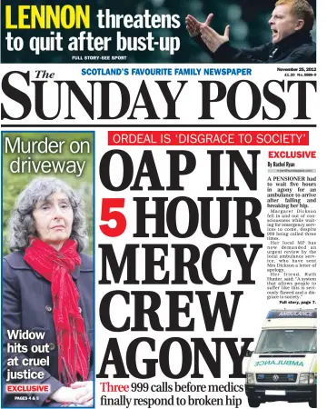 The Sunday Post (Dundee) - 25 Nov 2012