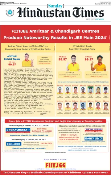 Hindustan Times (Jalandhar) - 17 Mar 2024