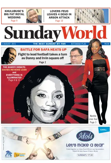 Sunday World (South Africa) - 4 Aug 2013