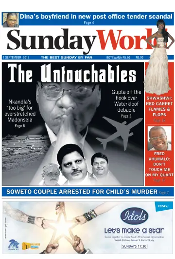 Sunday World (South Africa) - 1 Sep 2013