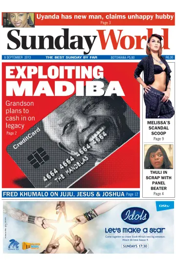 Sunday World (South Africa) - 8 Sep 2013