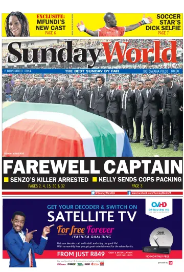 Sunday World (South Africa) - 2 Nov 2014