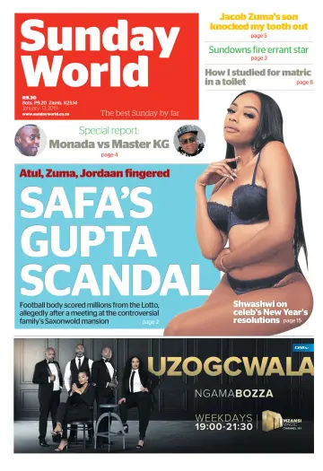 Sunday World (South Africa) - 13 Jan 2019