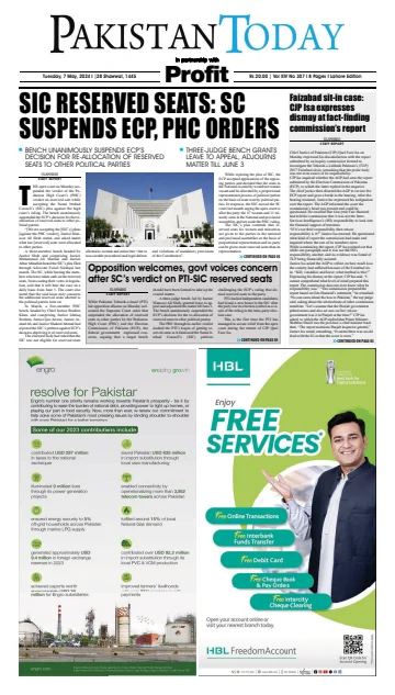 Pakistan Today (Lahore) - 7 May 2024