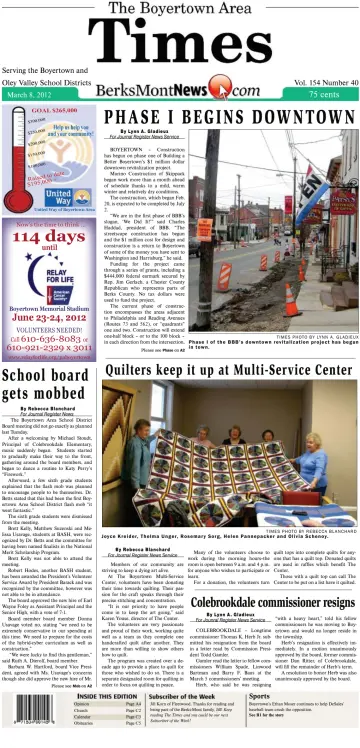 The Boyertown Area Times - 8 Mar 2012