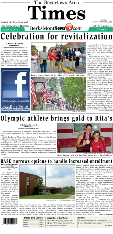 The Boyertown Area Times - 30 Aug 2012