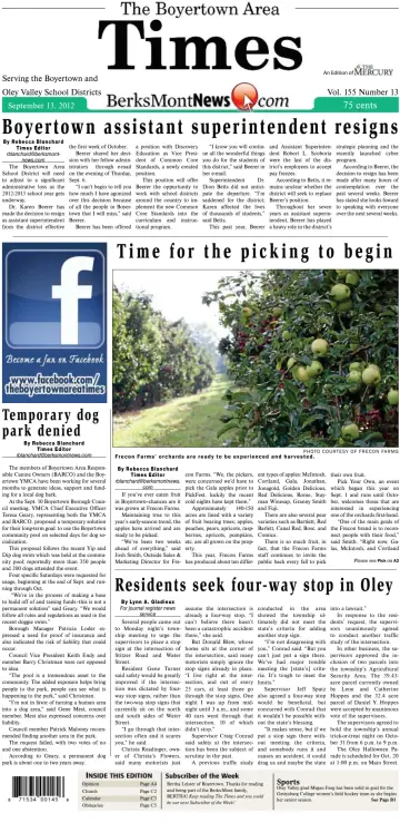 The Boyertown Area Times - 13 Sep 2012