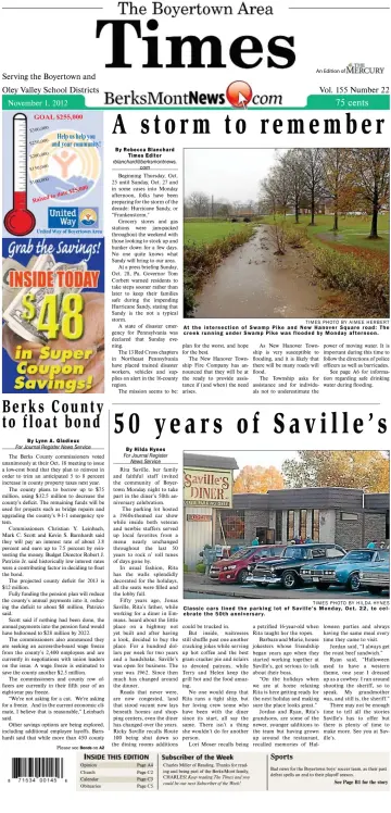 The Boyertown Area Times - 1 Nov 2012